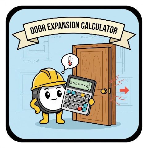 Door Expansion Calculator - Free construction calculator